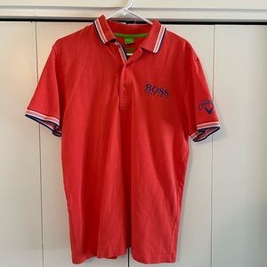 Hugo Boss green label tour issue polo size large